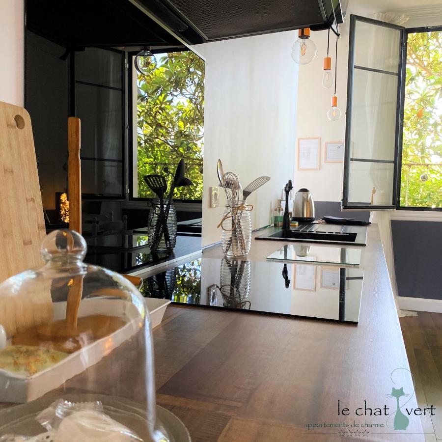 Le Chat Vert - Appartements Adults Only Saint-Andre  ภายนอก รูปภาพ