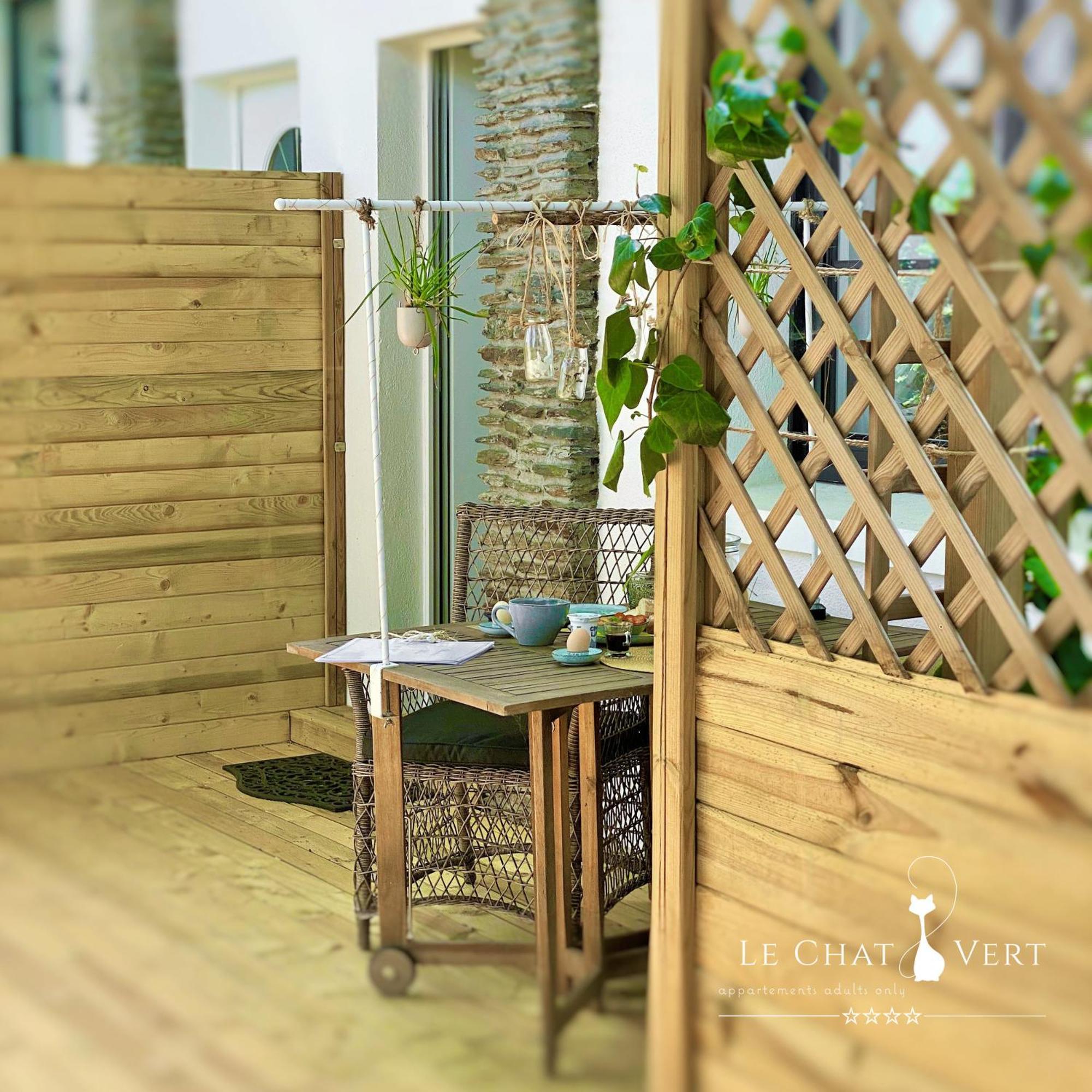 Le Chat Vert - Appartements Adults Only Saint-Andre  ภายนอก รูปภาพ