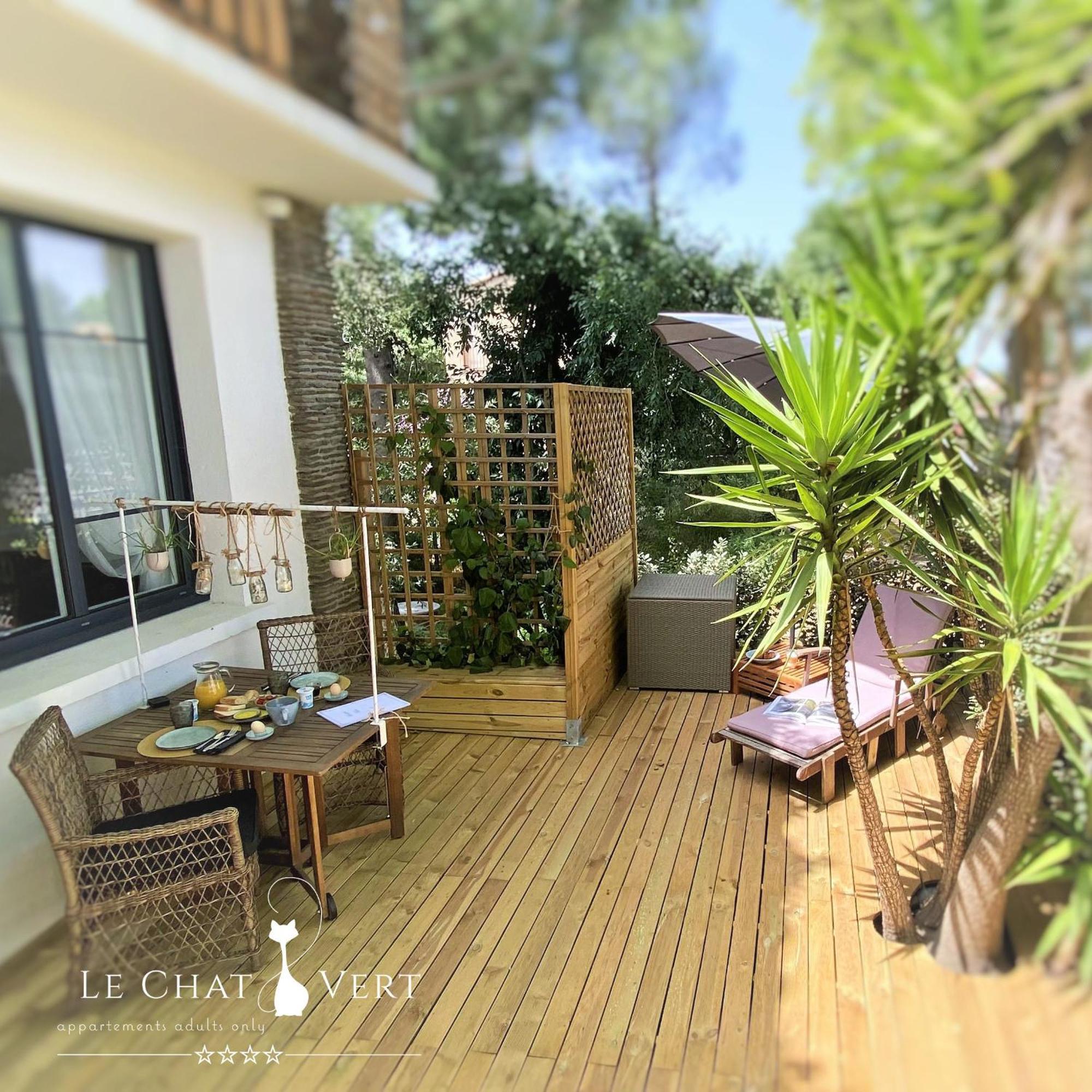 Le Chat Vert - Appartements Adults Only Saint-Andre  ภายนอก รูปภาพ