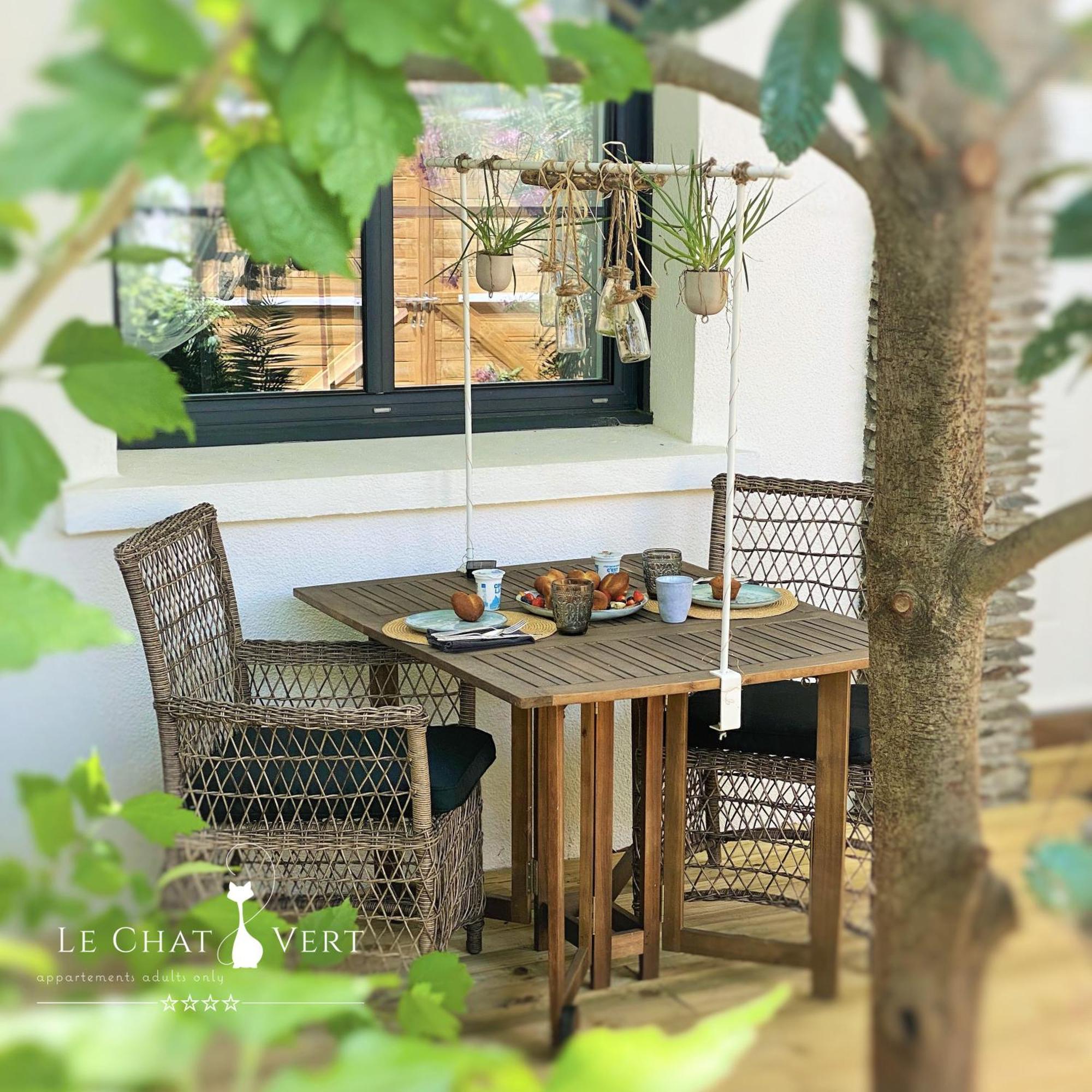Le Chat Vert - Appartements Adults Only Saint-Andre  ภายนอก รูปภาพ